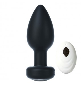 MizzZee - Silicone Vibrating Anal Plug (Wireless Remote - Chargeable)